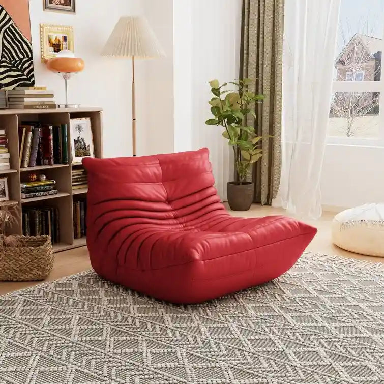 Sofa Furgle ze skóry mikrofibry, ergonomiczny design, sofa wypoczynkowa, sofa podłogowa