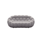 Dwuosobowa sofa typu bubble, zakrzywiona, o strukturze plastra miodu, z tkaniny 3D, do salonu, pokoju dziennego, mieszkania