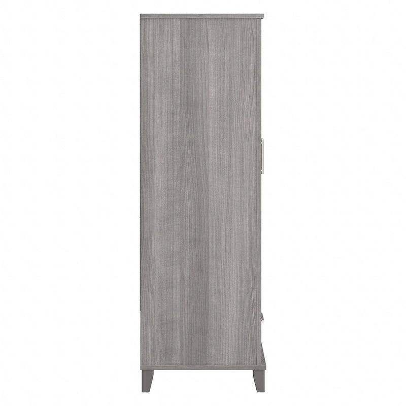 Wysoka szafka do przedpokoju Somerset z drzwiczkami i szufladą marki Bush Furniture