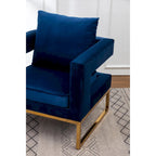 Nowoczesny tapicerowany fotel akcentowy Roundhill Furniture Lenola