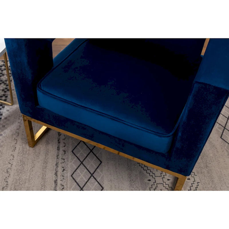 Nowoczesny tapicerowany fotel akcentowy Roundhill Furniture Lenola