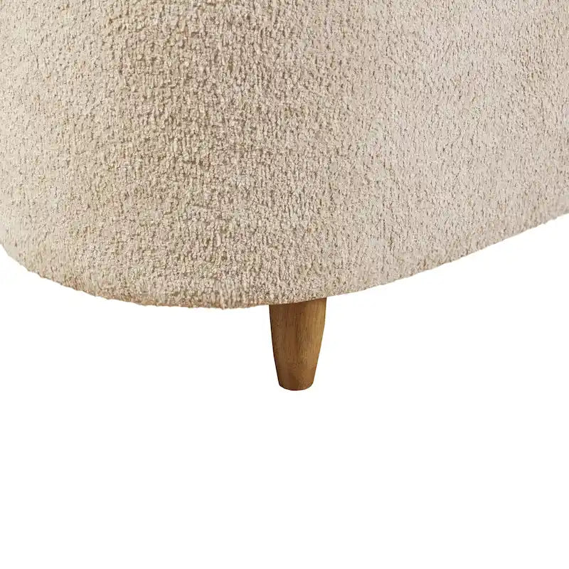 Ławka ze schowkiem i otwieranym wiekiem INK+IVY Bailey, taupe, boucle